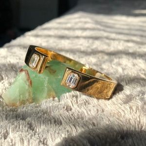 Henri Bendel stone bangle bracelet